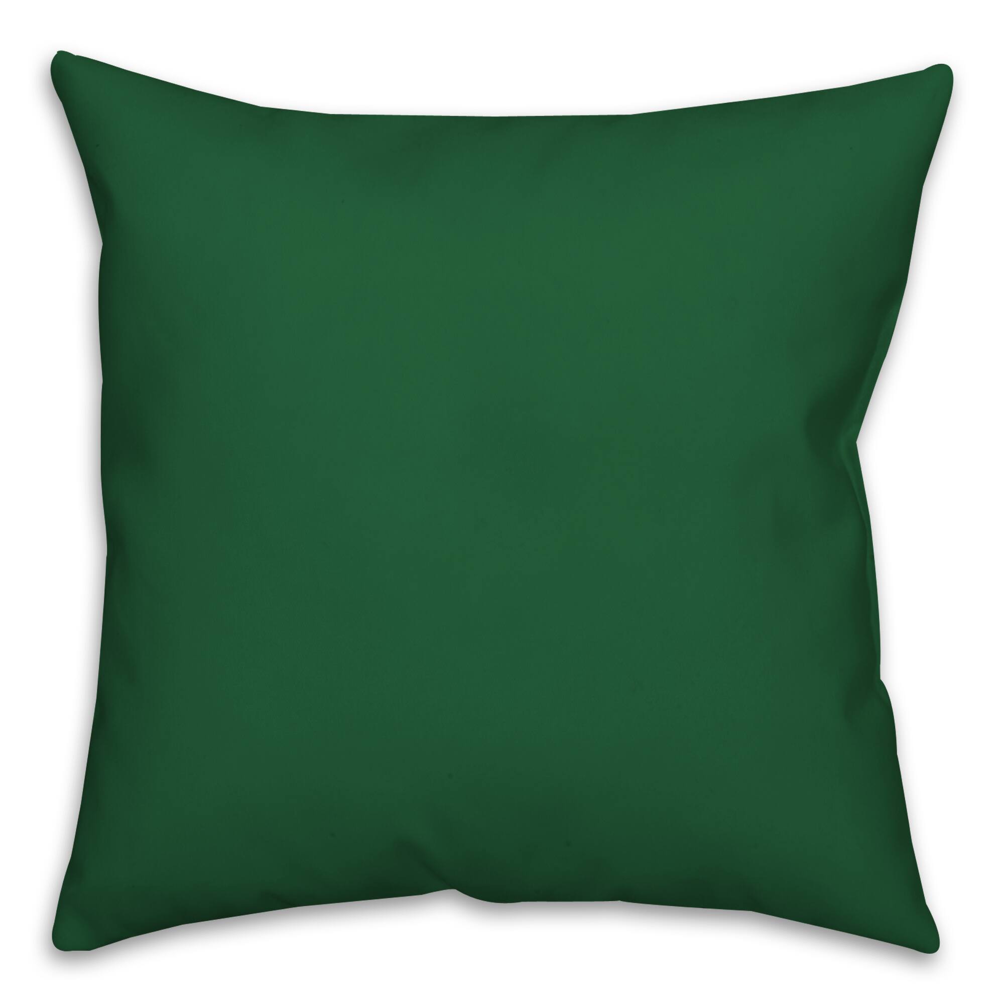 Designs Direct Merry Christmas Poinsetta Wreath 18x18 Throw Pillow
